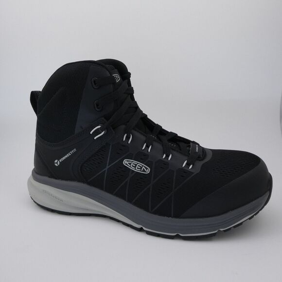KEEN Utility Vista Energy Mid Carbon-Fiber Toe EH Work Boot Men's US:9 EE Wide - Picture 1 of 8